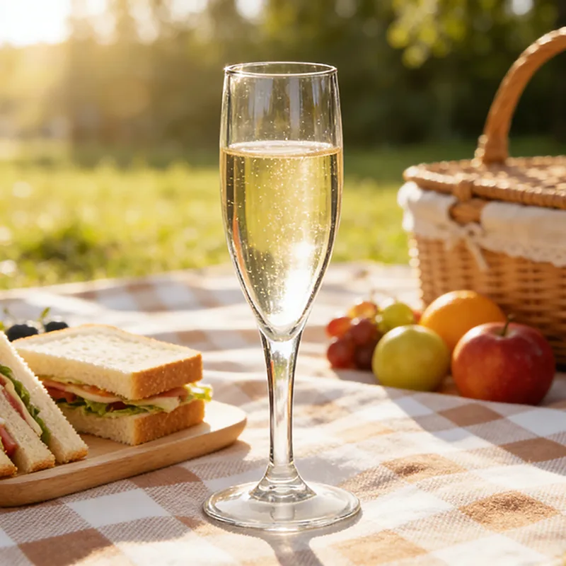 Пластиковый стакан для шампанского на 150 мл