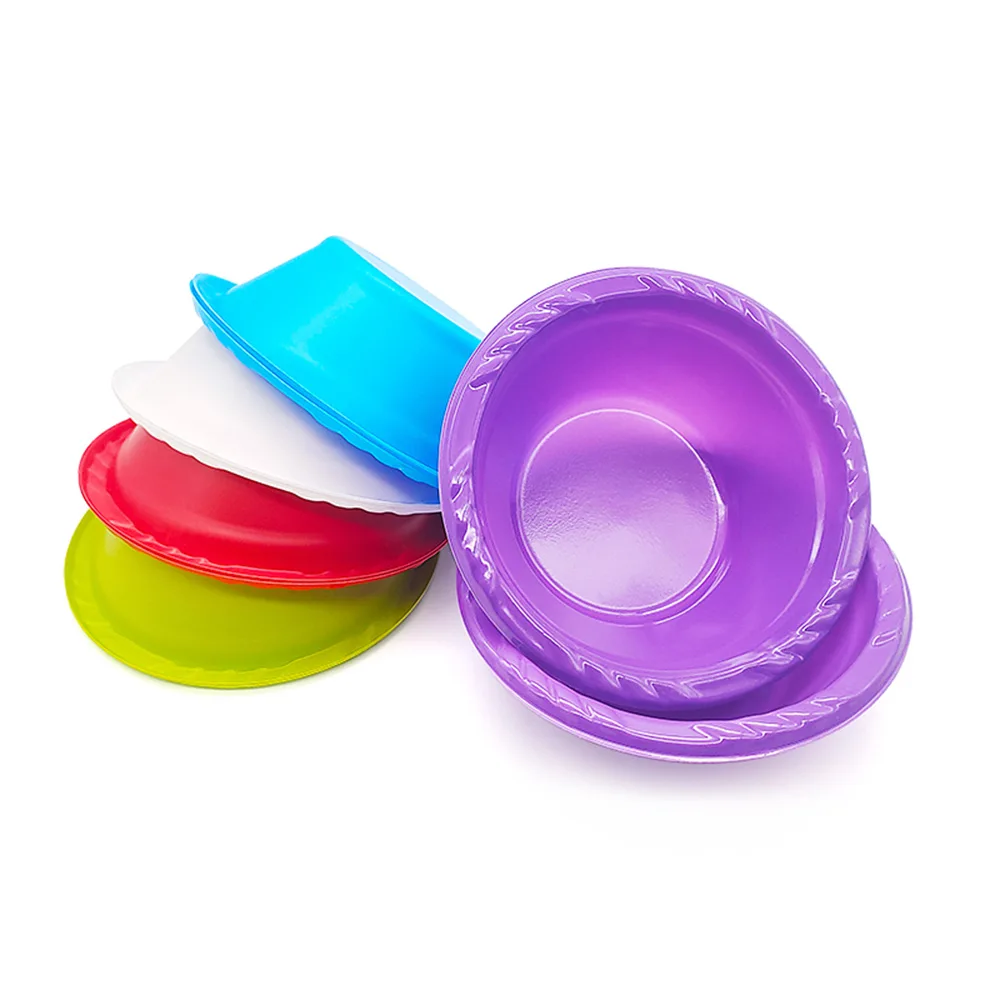 7inch Disposable Round Party Plastic Plate
